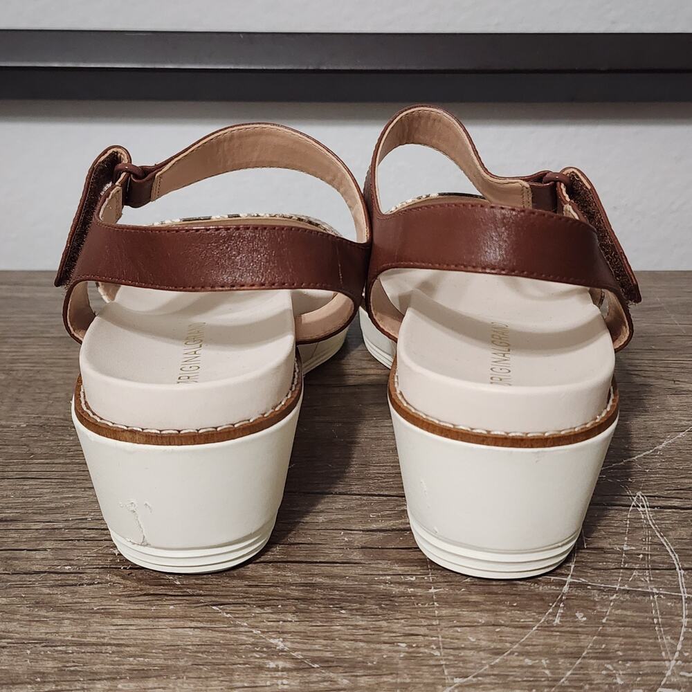 Cole Haan Original Grand Peyton Flatform Women's Platform Shoes Size 8 Snakeskin - Picture 4 of 9